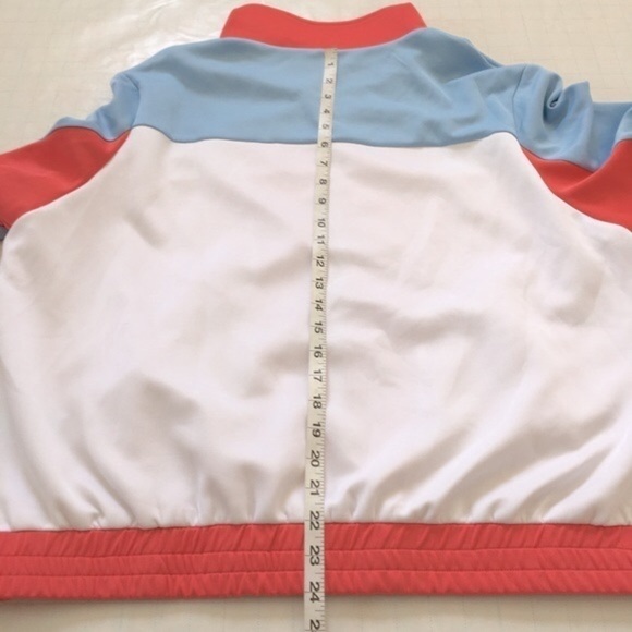 Lala Anthony Colorblocked Full Zip Stretch Jacket - Picture 10 of 16